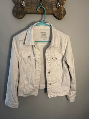 Just USA White Denim Jean Jacket